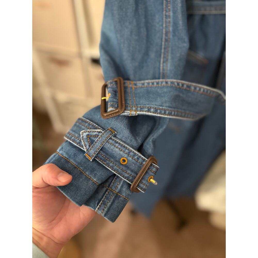 Coach Denim Trench NWT - Picture 7 of 12